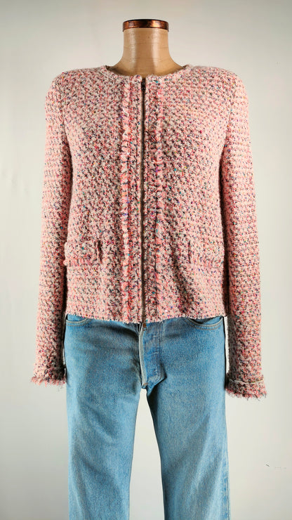 Chaqueta jaspeada multicolor lana Marccain