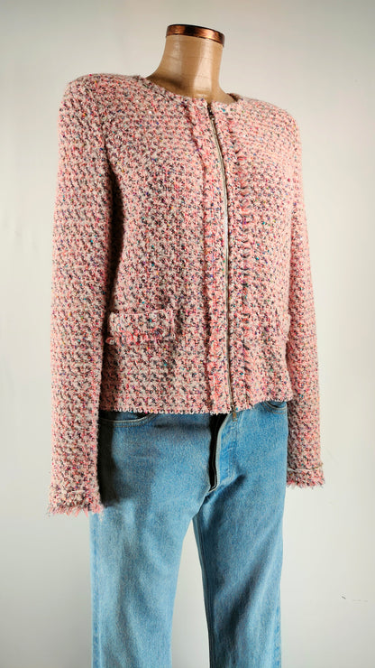 Chaqueta jaspeada multicolor lana Marccain