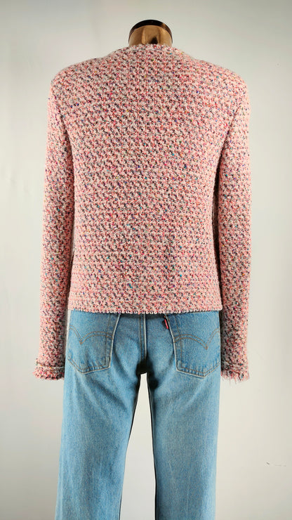 Chaqueta jaspeada multicolor lana Marccain