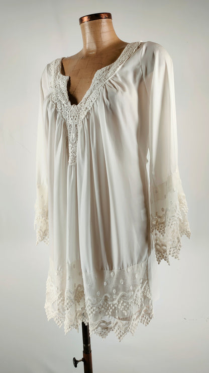Vestido blanco Laurie & Joe