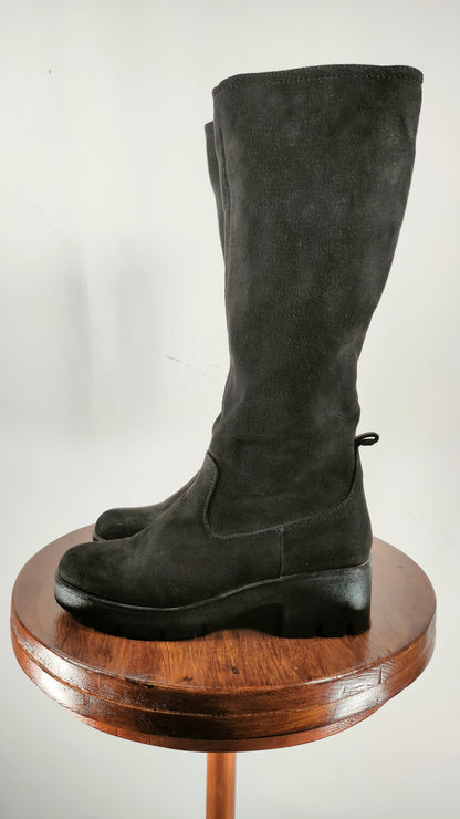 Botas de ante Mustang negras