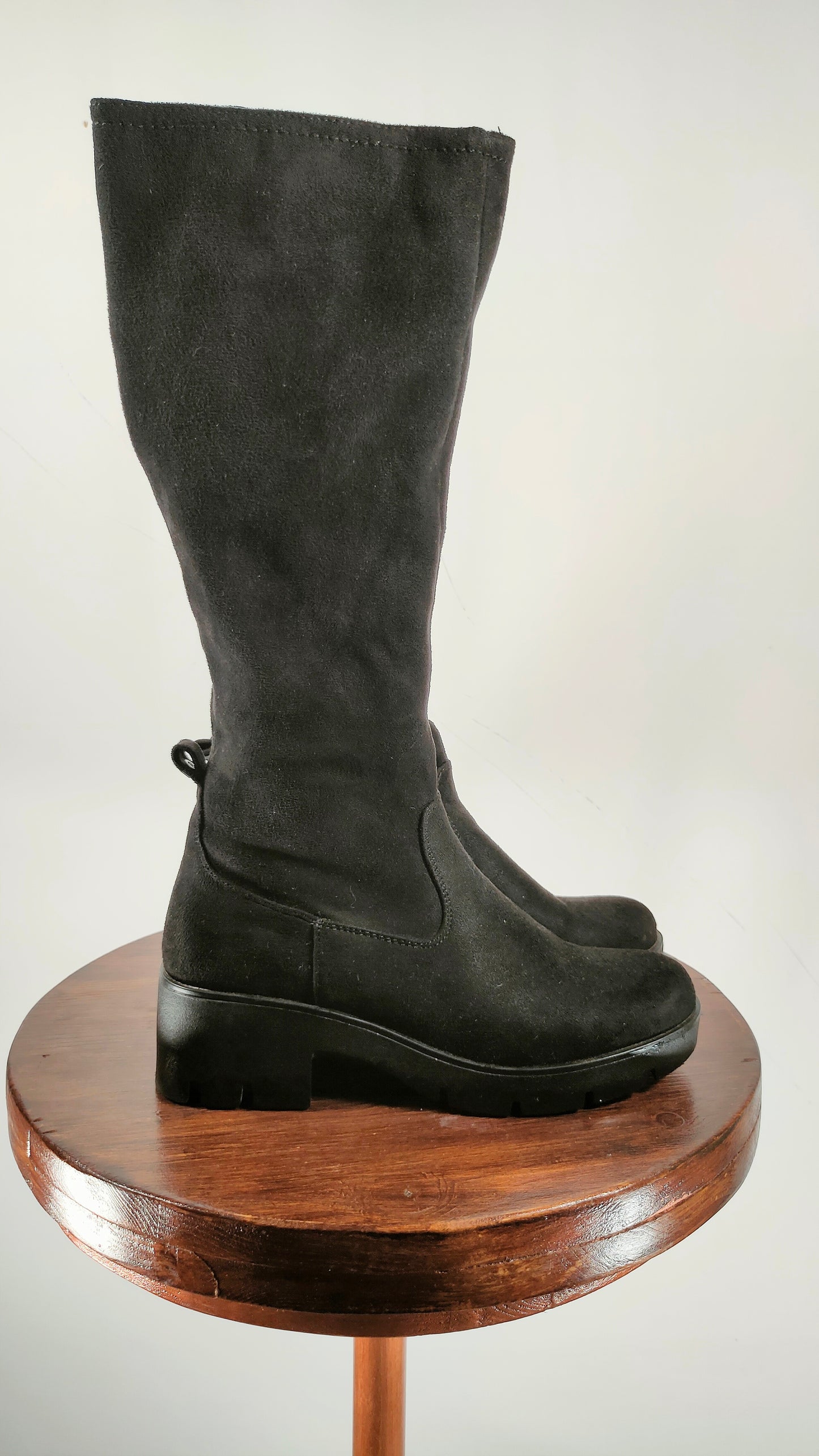 Botas de ante Mustang negras