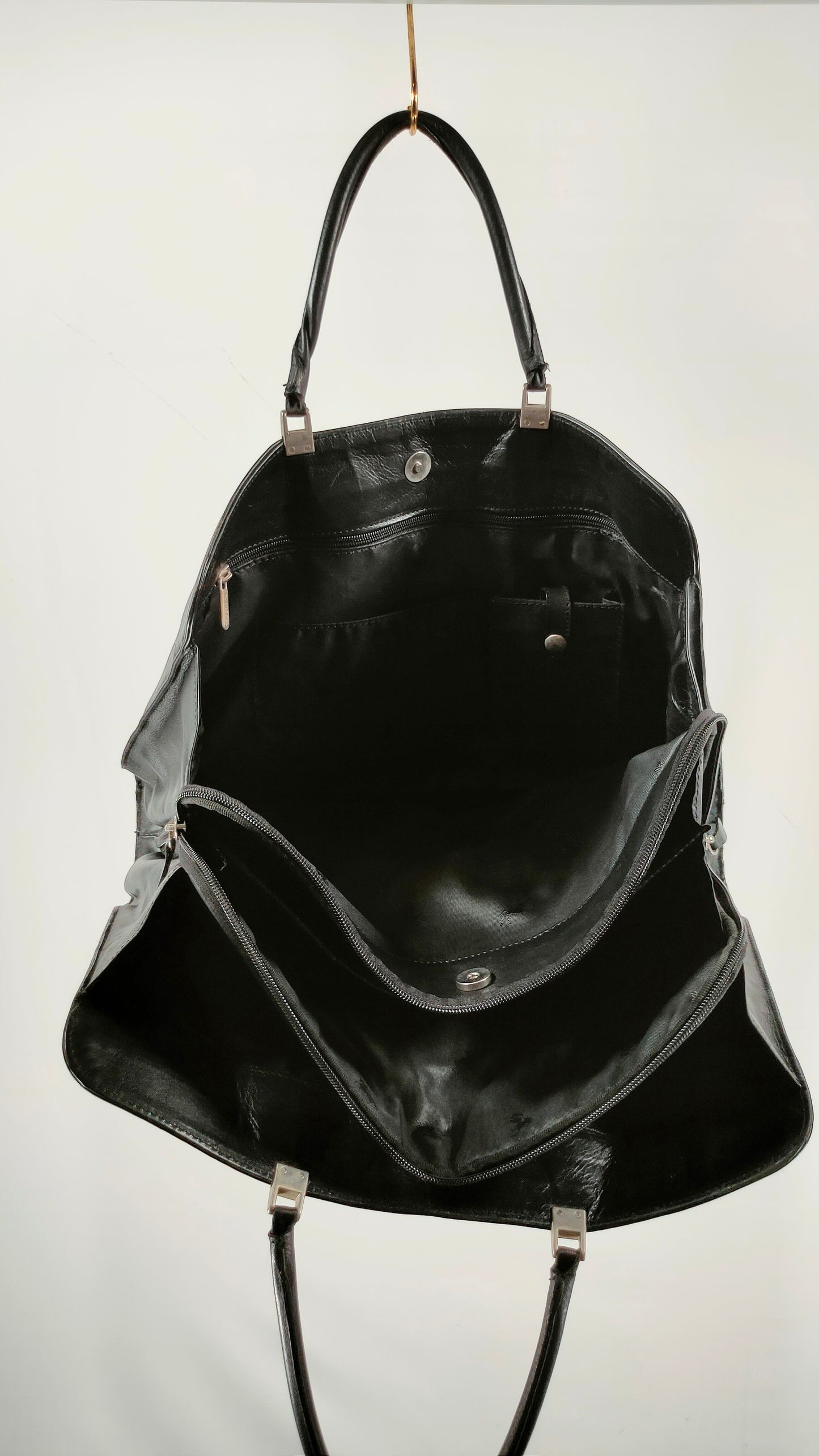 Bolso negro Ruano de piel