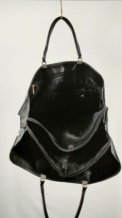 Bolso negro Ruano de piel