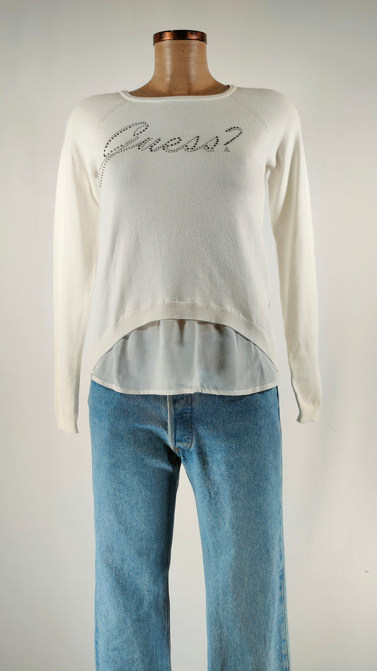 Jersey Guess con apliques en frontal