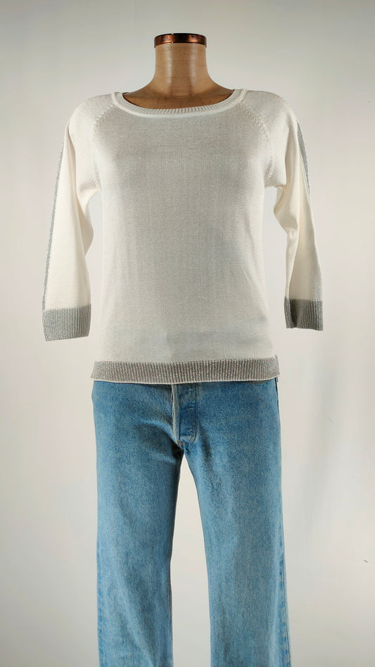 Jersey Guess con metálico gris brillante