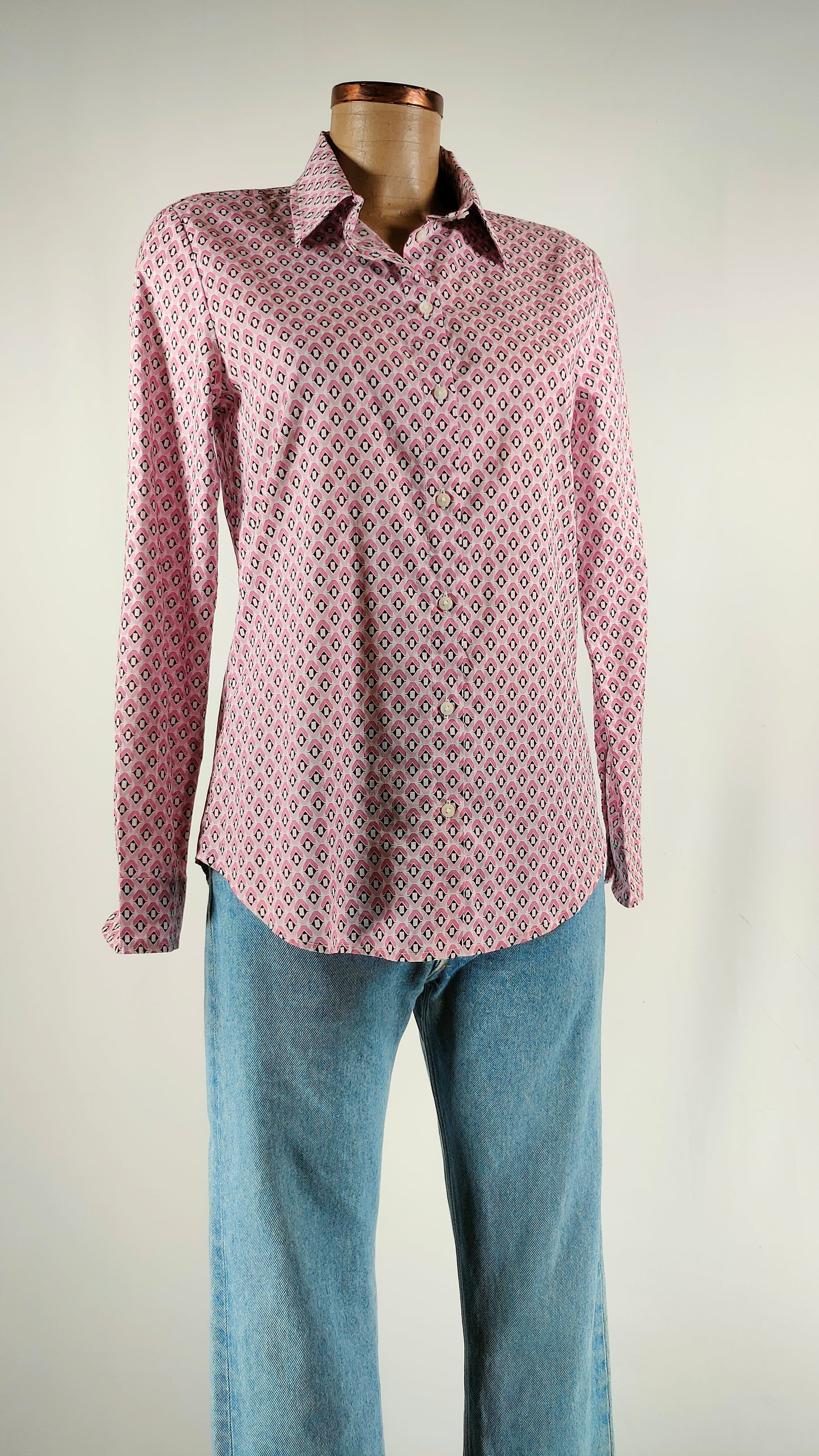 Camisa con estampado retro Benetton