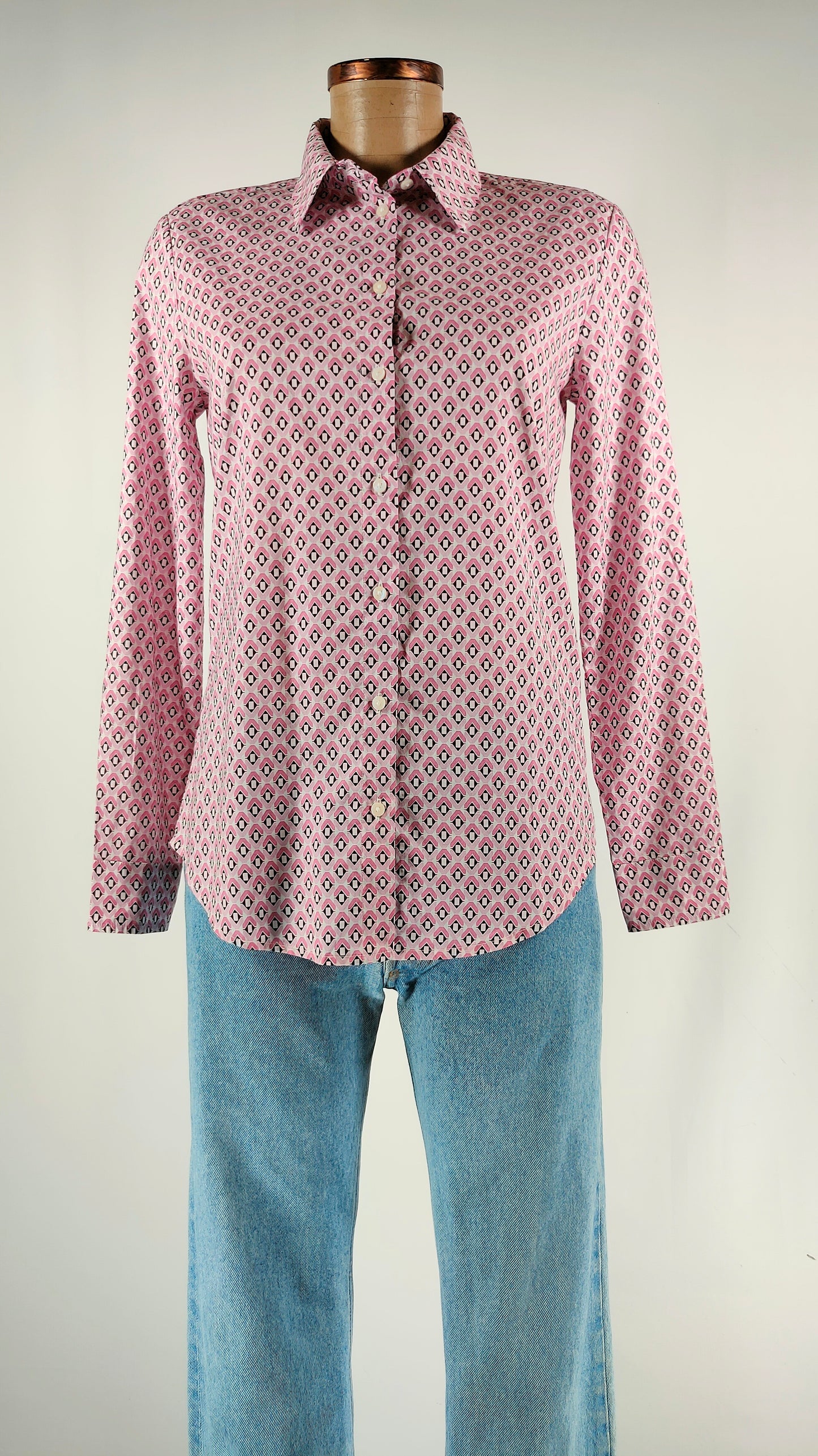 Camisa con estampado retro Benetton