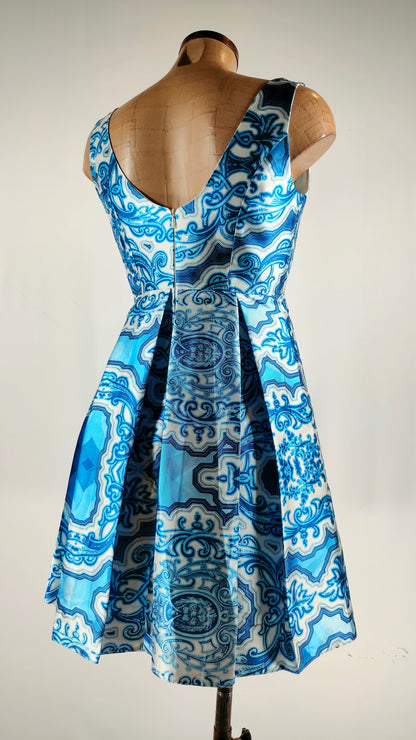 Vestido Santiago Sánchez azul