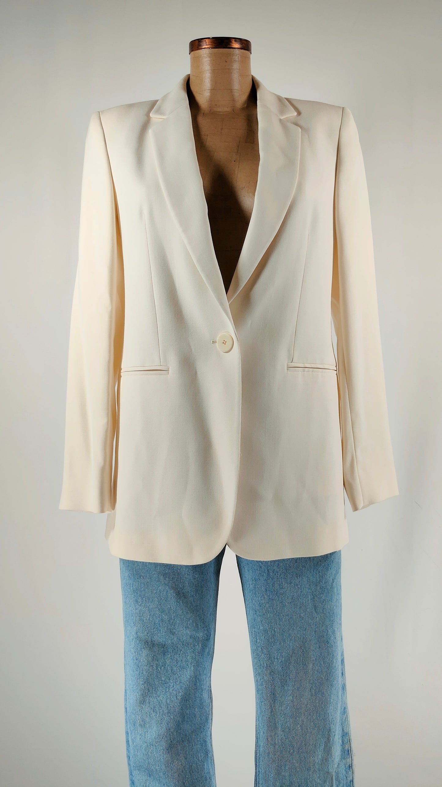 Americana blanca Massimo Dutti
