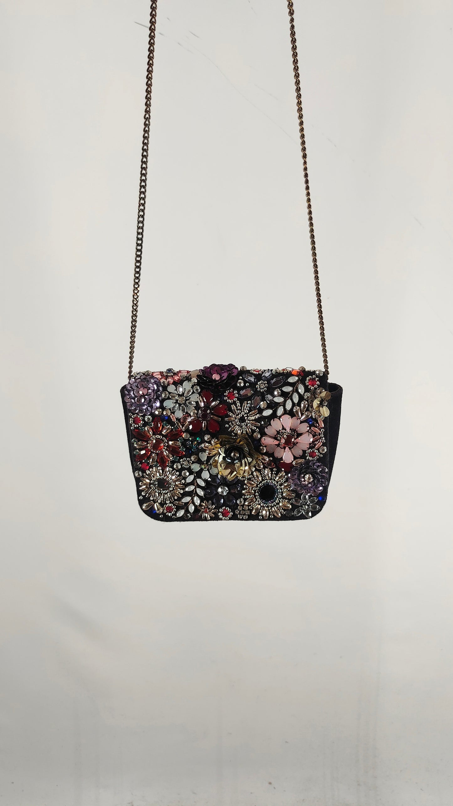 Bolsito con apliques brillantes vintage