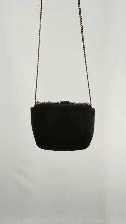 Bolsito con apliques brillantes vintage