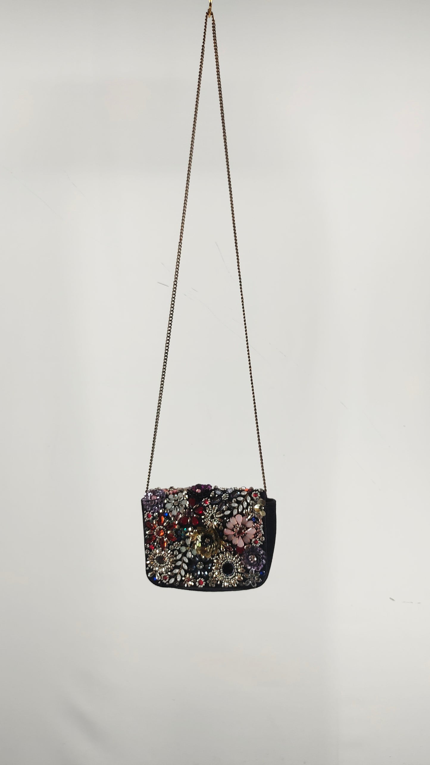 Bolsito con apliques brillantes vintage