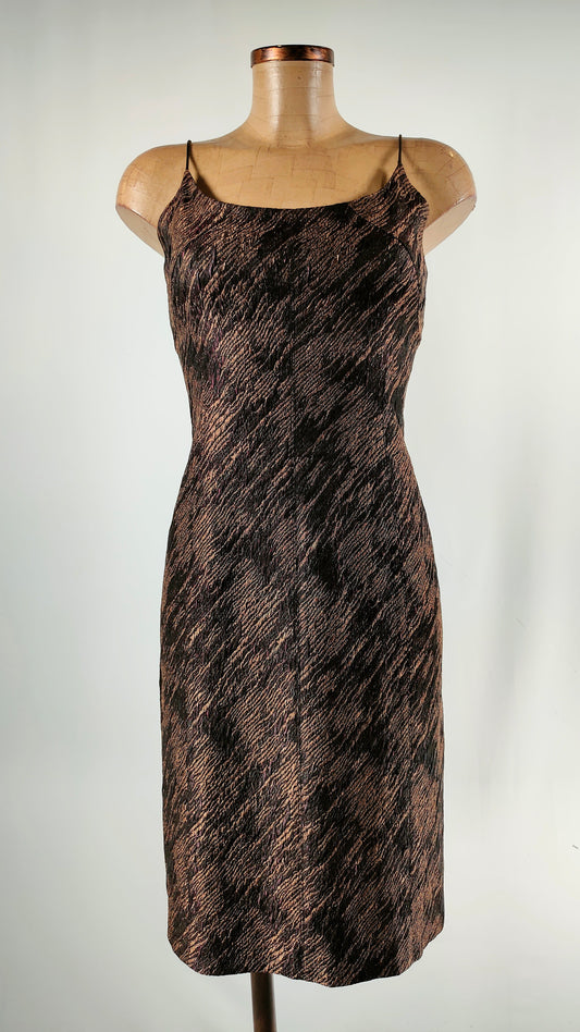 Vestido Ethic marrón y morado