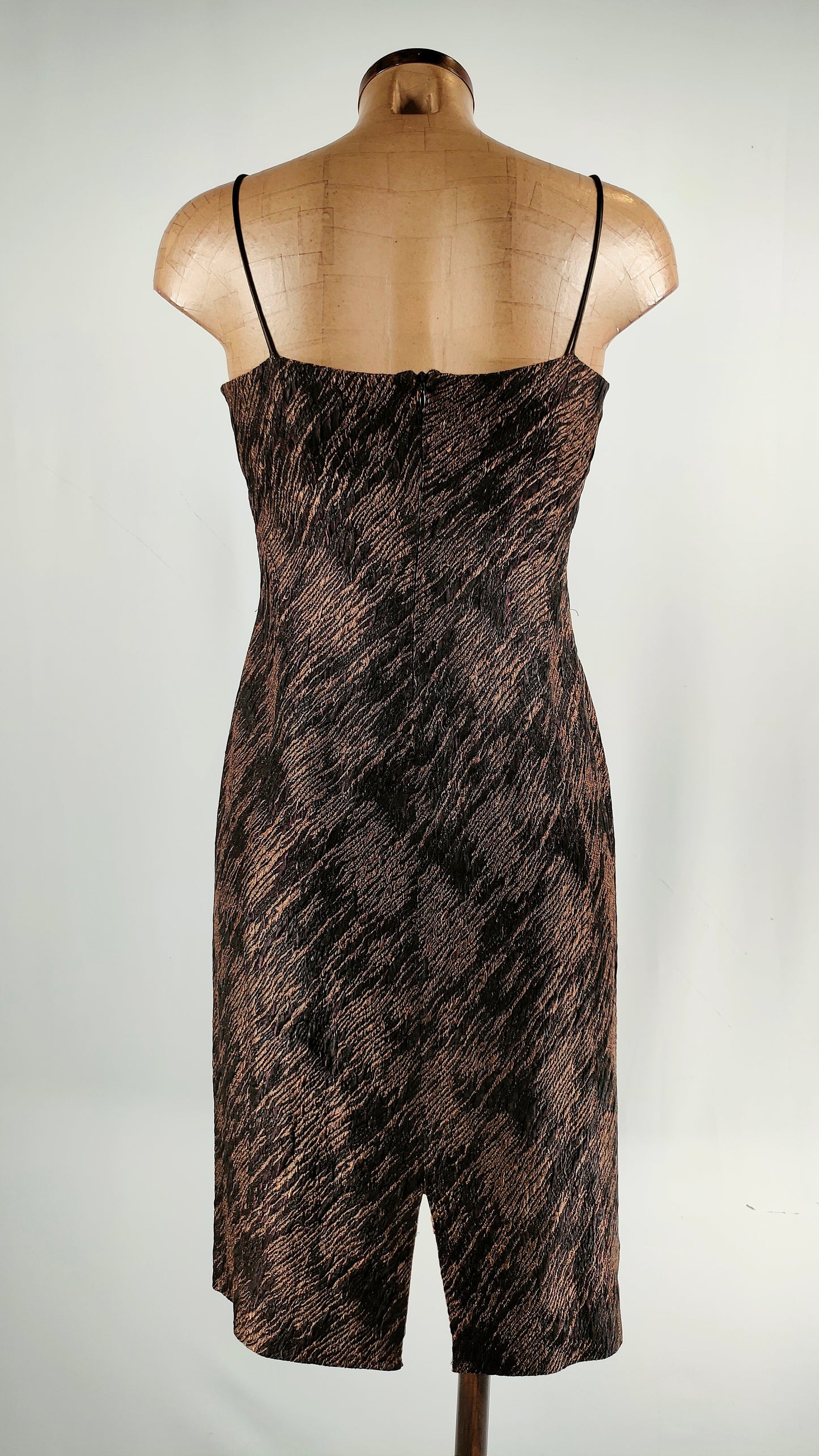 Vestido Ethic marrón y morado