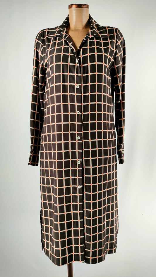 Vestido de cuadros con bolsillos Martina K