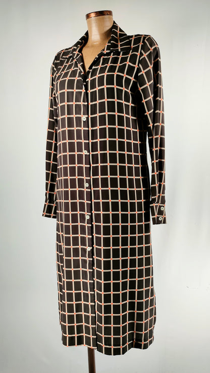 Vestido de cuadros con bolsillos Martina K