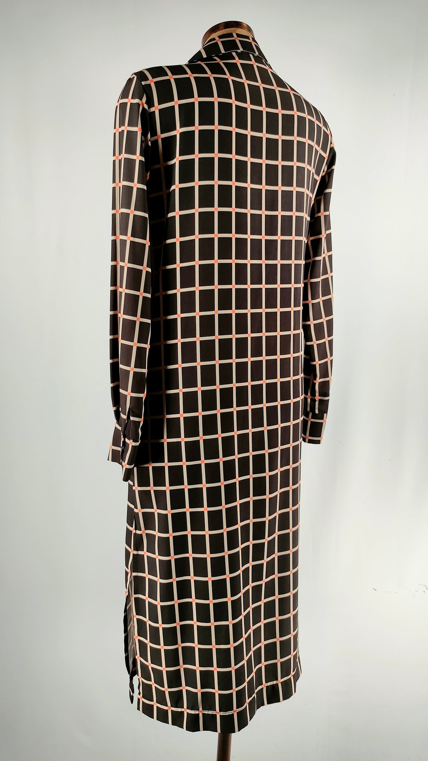 Vestido de cuadros con bolsillos Martina K