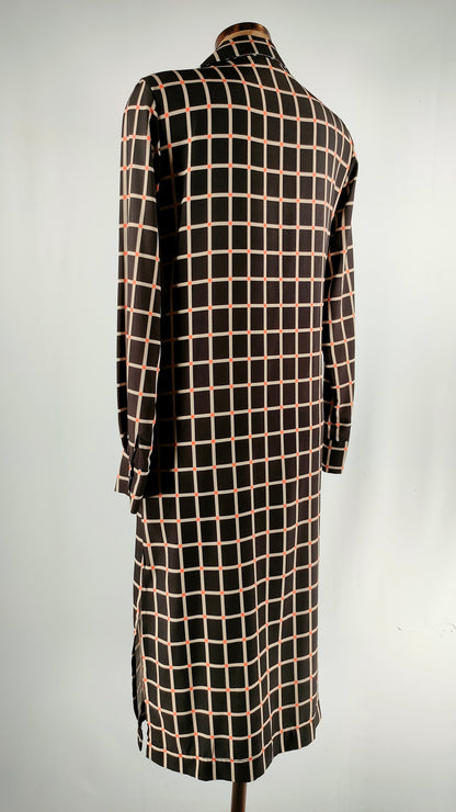 Vestido de cuadros con bolsillos Martina K