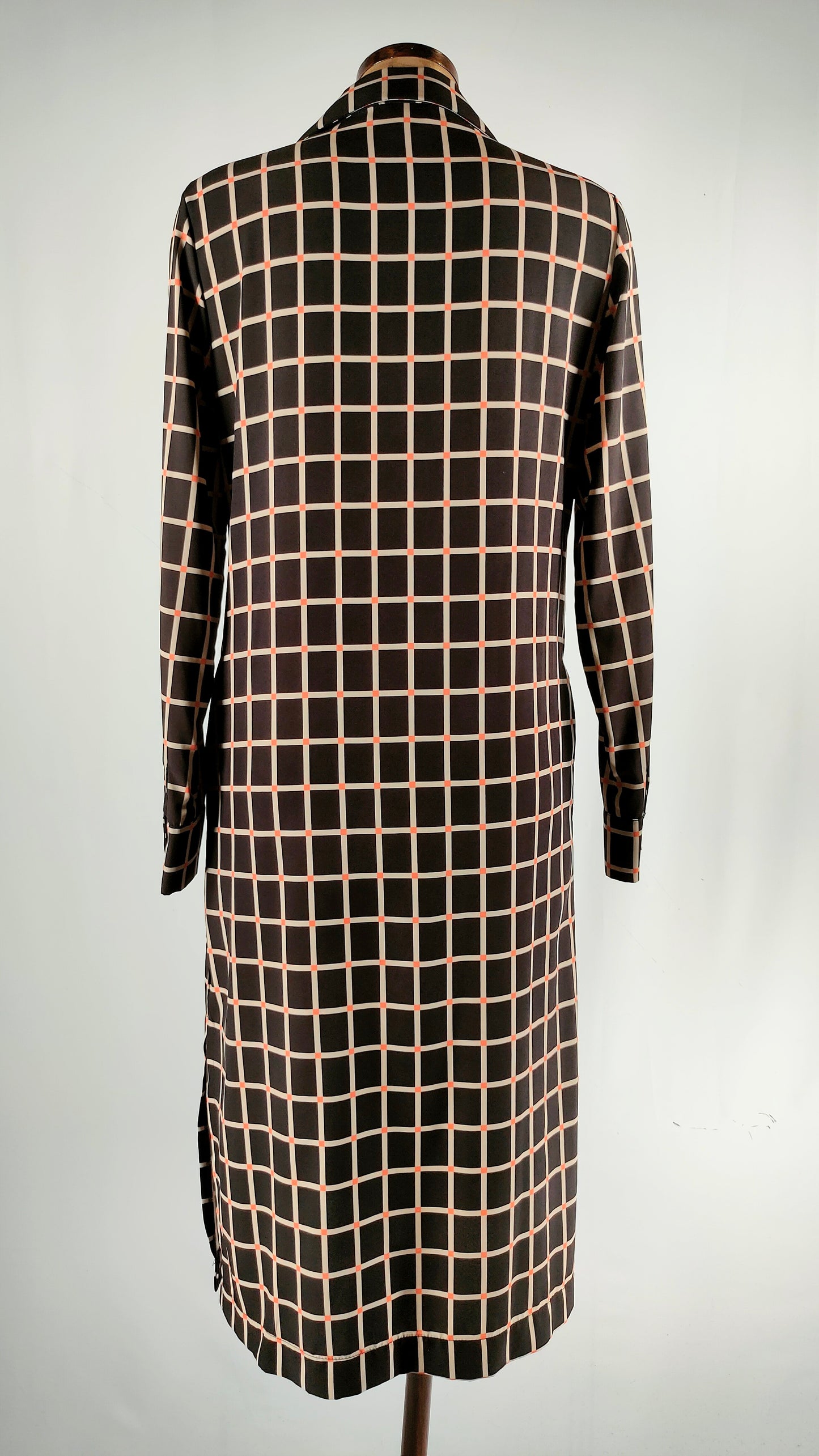 Vestido de cuadros con bolsillos Martina K