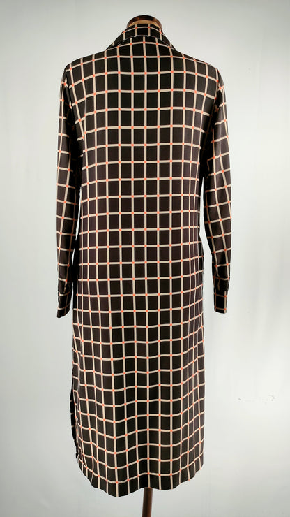 Vestido de cuadros con bolsillos Martina K