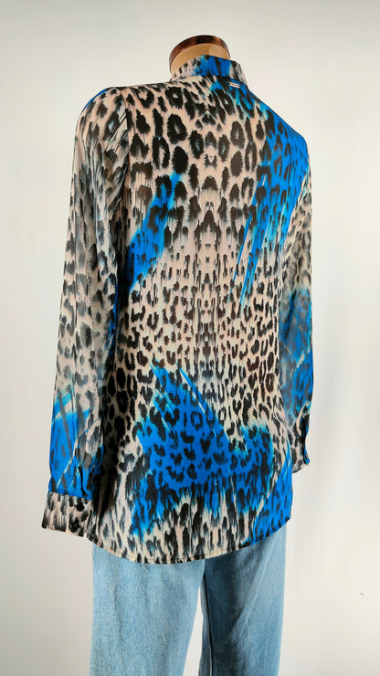 Blusa Guess con estampado animal print