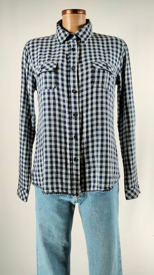 Camisa de cuadros azules AD