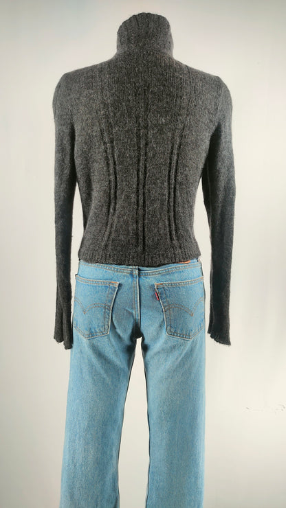 Chaqueta de lana gris Hugo Boss