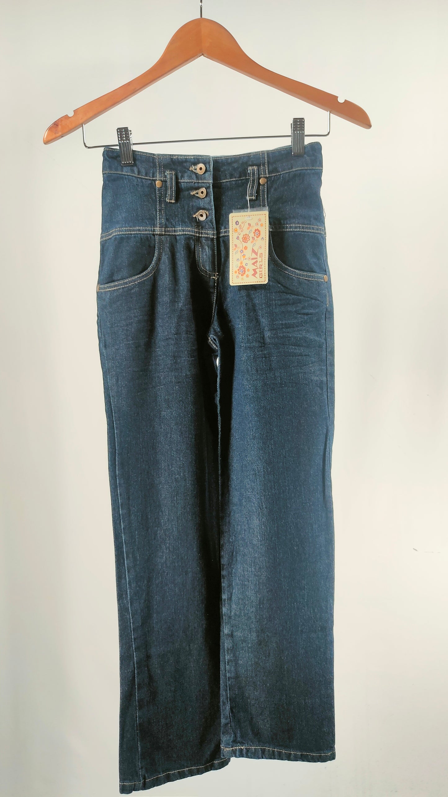 Jeans Maíz con tres botones