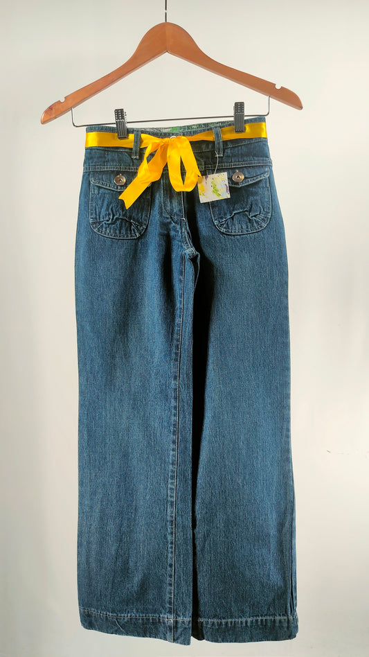 Pantalones Maíz con lazo amarillo