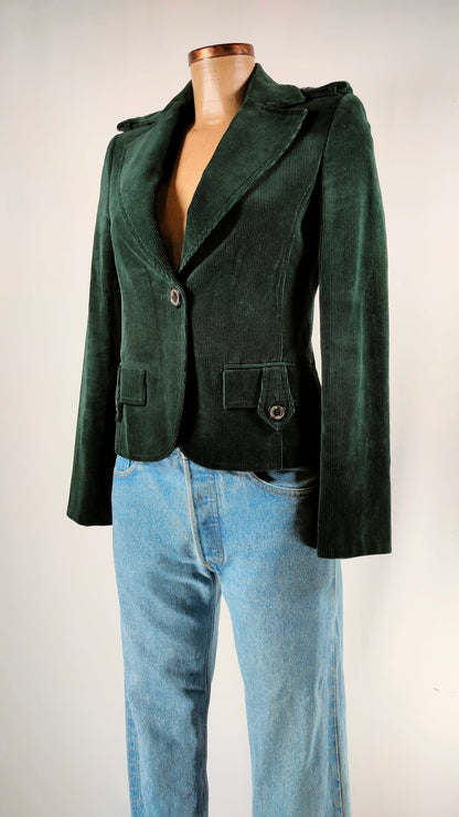 Americana de pana verde Pedro del Hierro