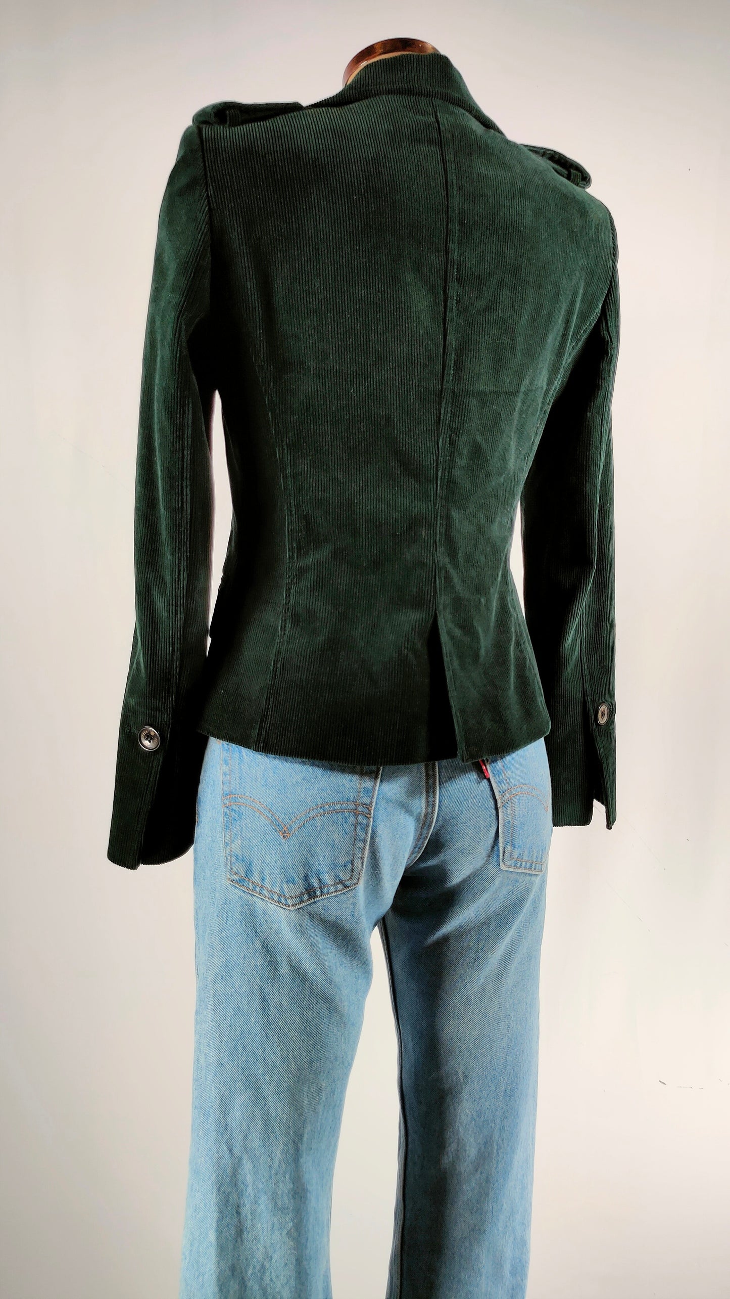 Americana de pana verde Pedro del Hierro