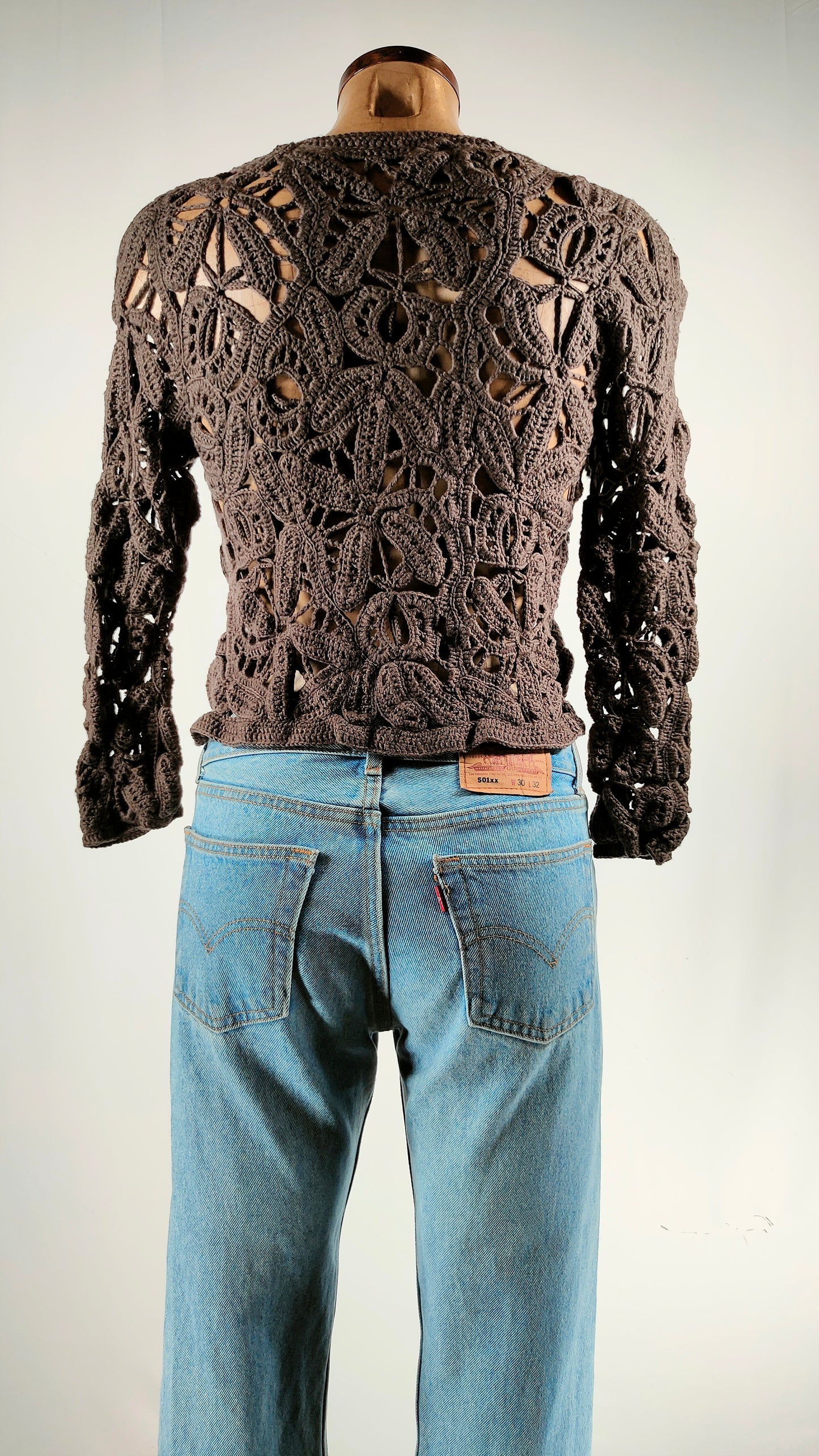 Chaqueta calada marrón Hoss Intropia