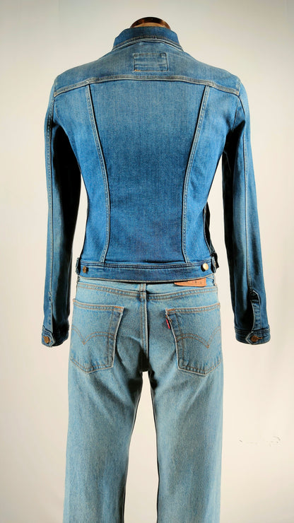 Cazadora tejana Massimo Dutti azul