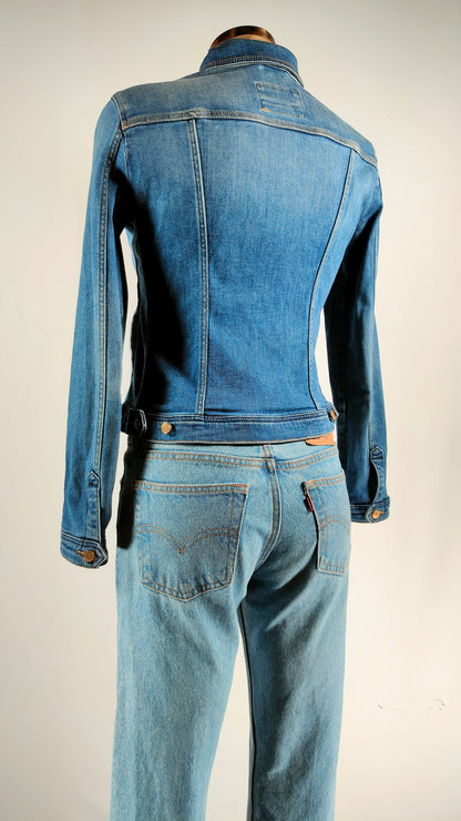 Cazadora tejana Massimo Dutti azul