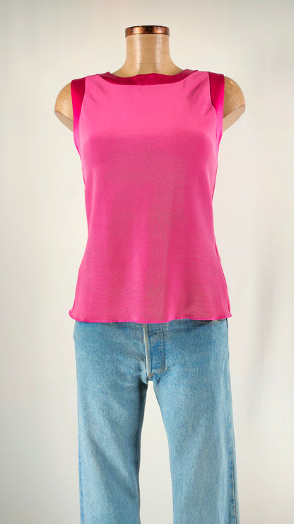 Top Armani fucsia