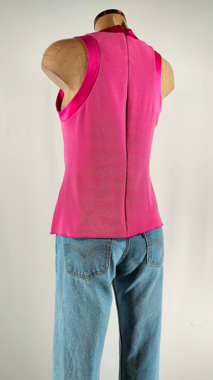Top Armani fucsia