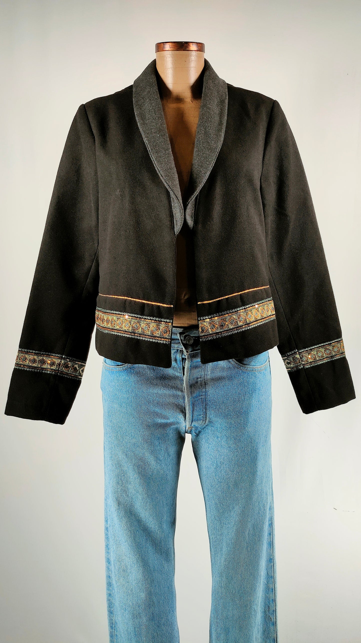 Chaqueta abierta Flores Muñoz