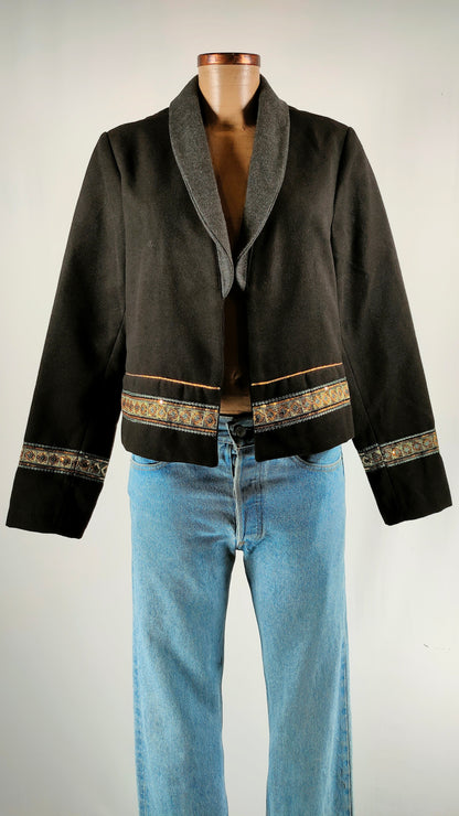 Chaqueta abierta Flores Muñoz