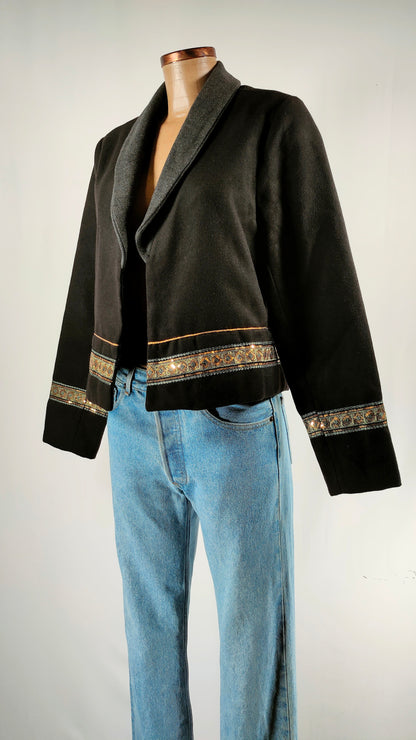 Chaqueta abierta Flores Muñoz