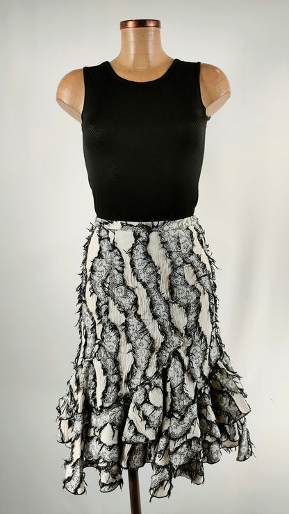 Falda KaBaK negra y blanca