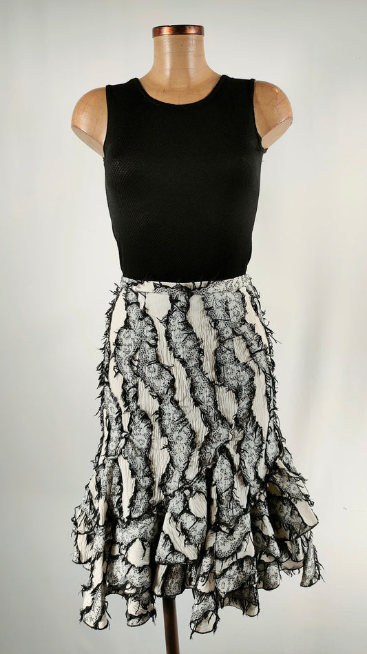 Falda KaBaK negra y blanca