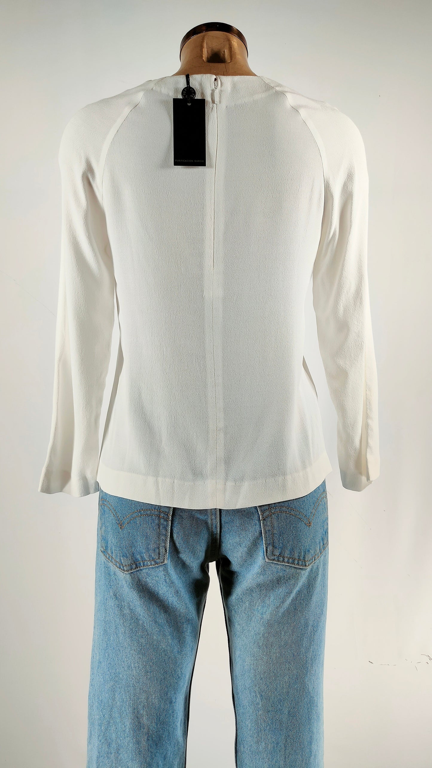 Blusa Purificación García blanca