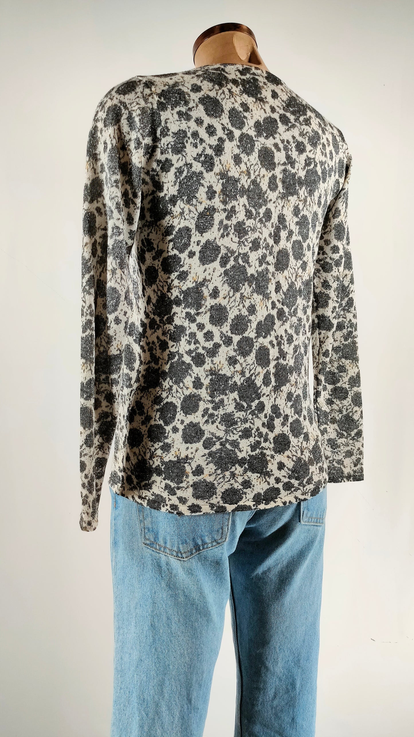 Jersey estampado con metálico Bimba y Lola