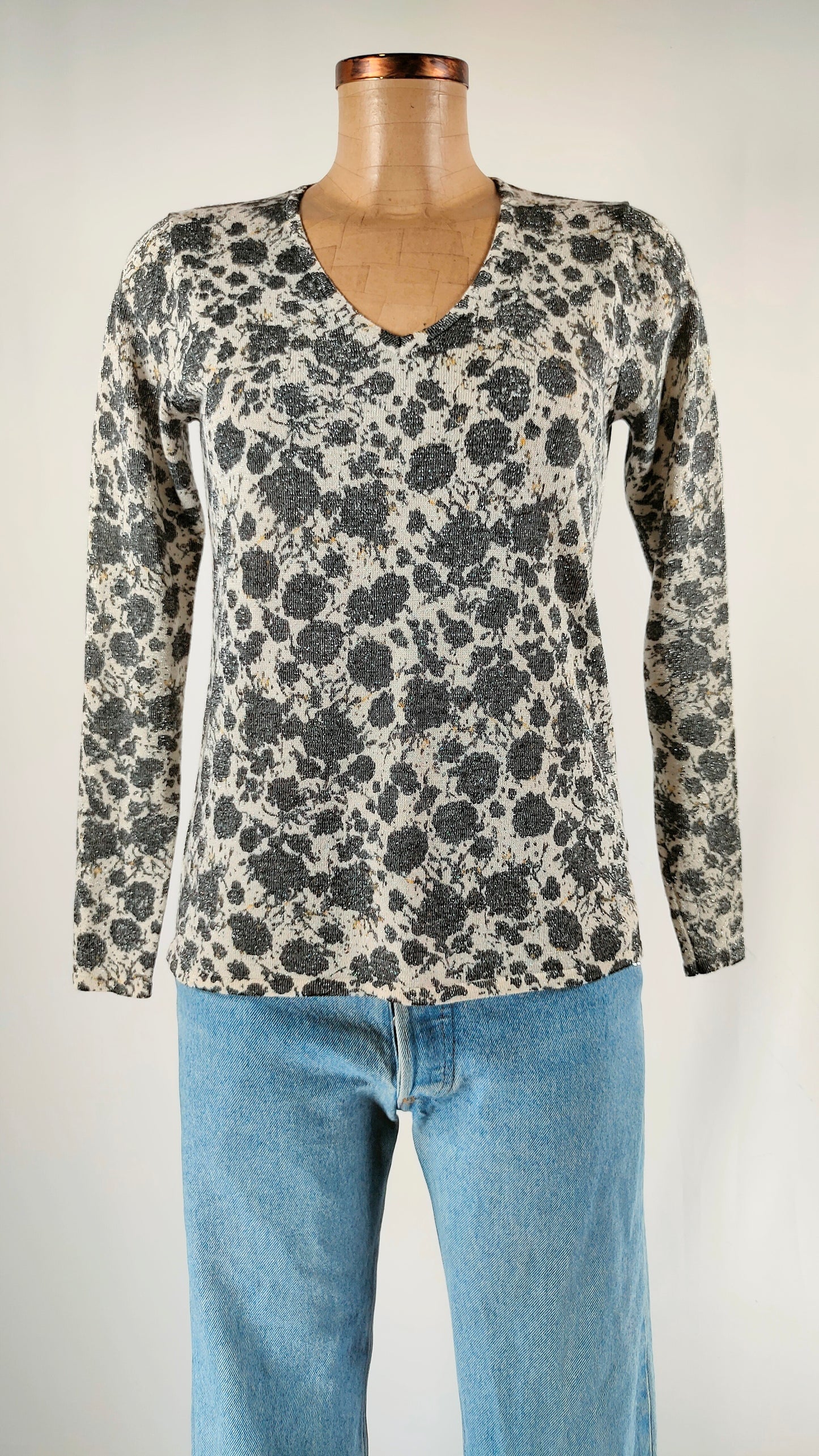 Jersey estampado con metálico Bimba y Lola