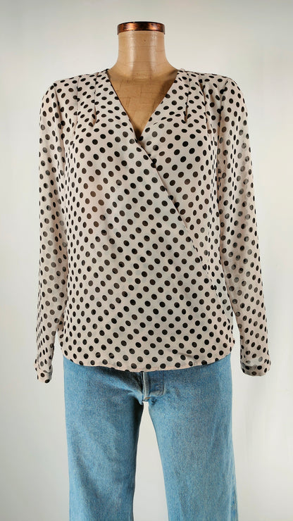Blusa 123 de topos