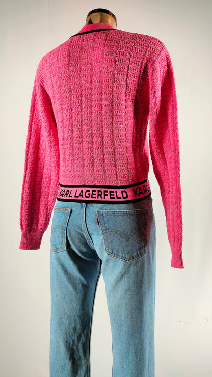Cardigan cropped Karl Lagerfeld
