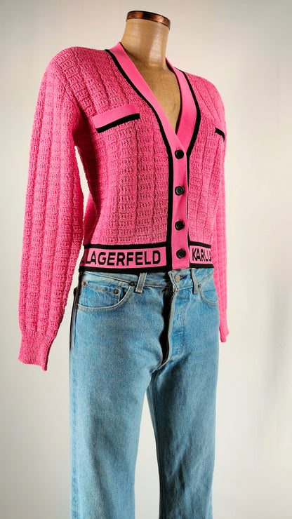 Cardigan cropped Karl Lagerfeld