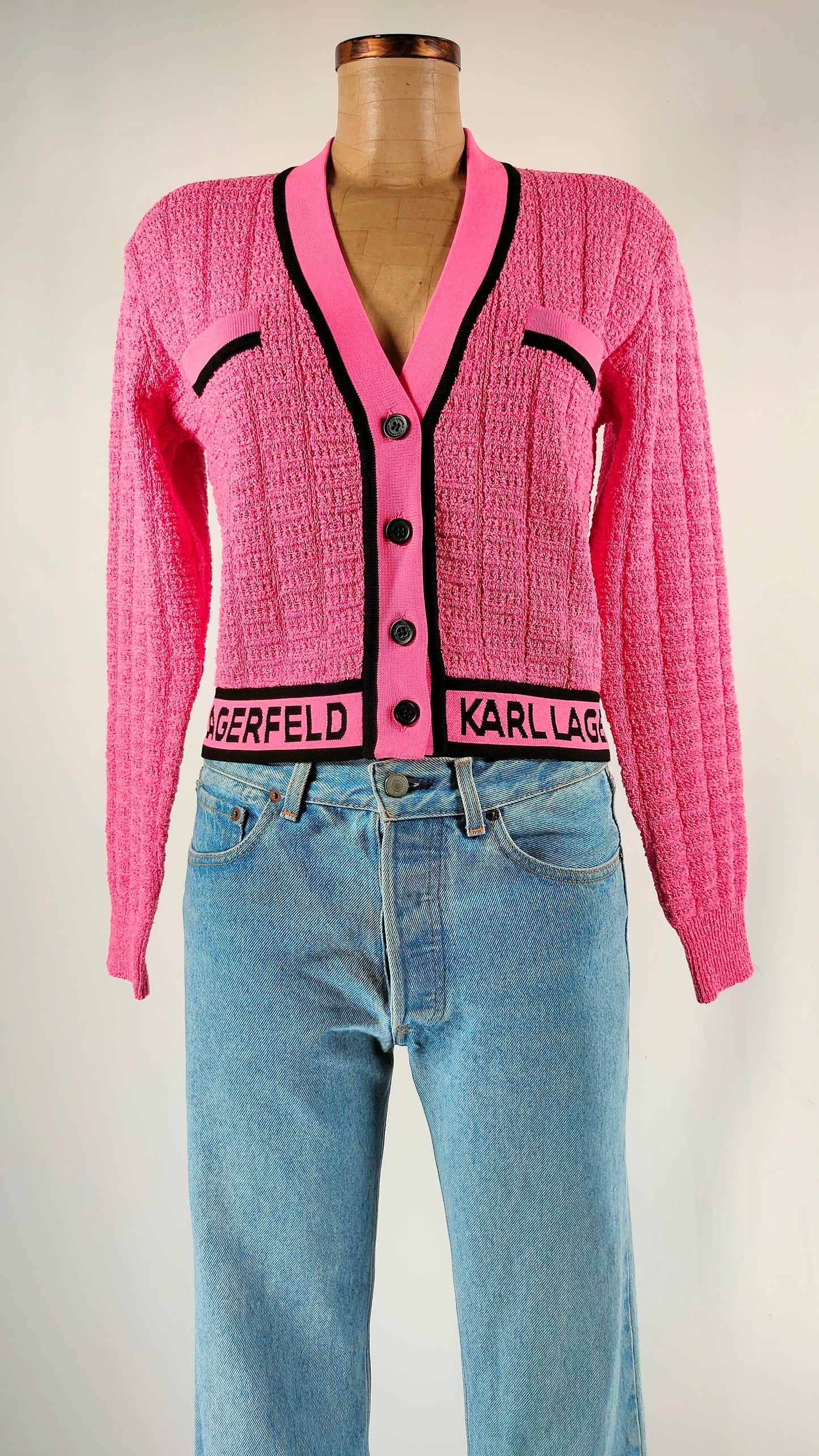 Cardigan cropped Karl Lagerfeld