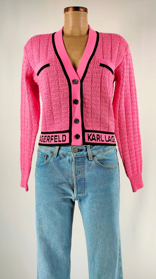 Cardigan cropped Karl Lagerfeld